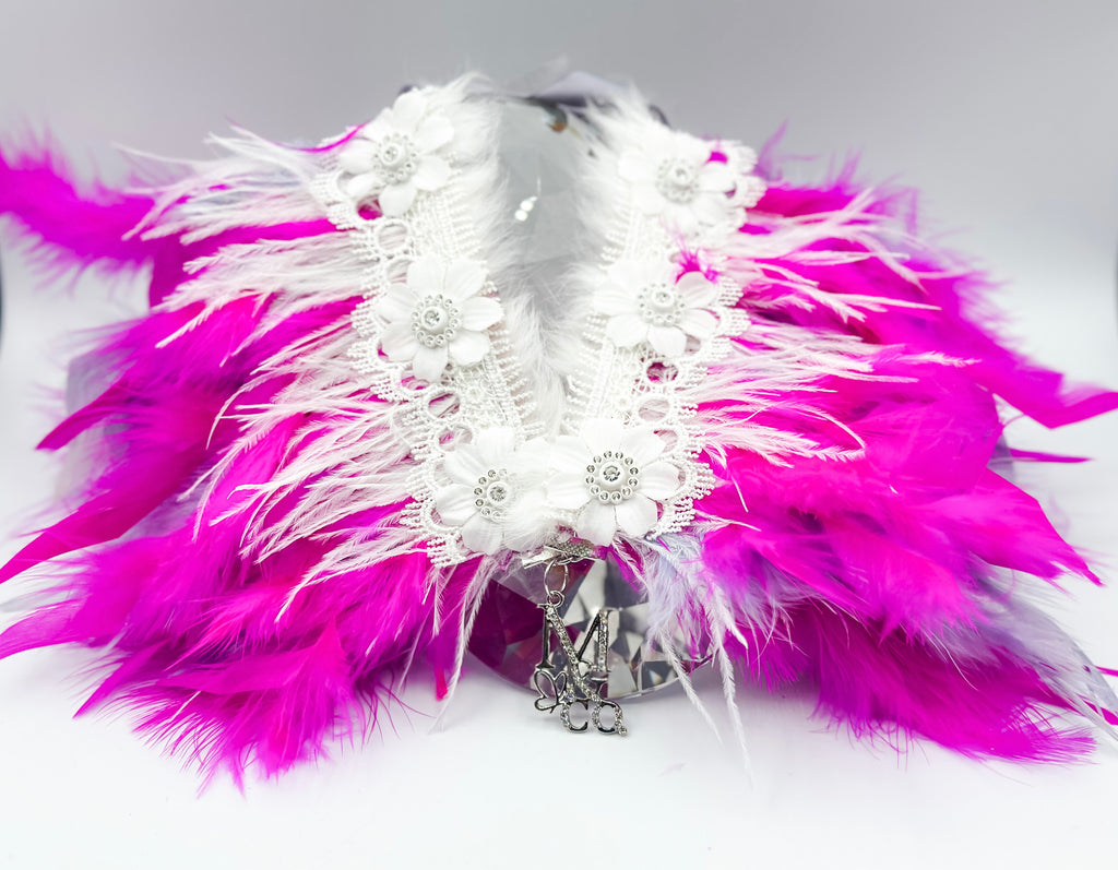Haute Feathers Necklace: Razzle Dazzle