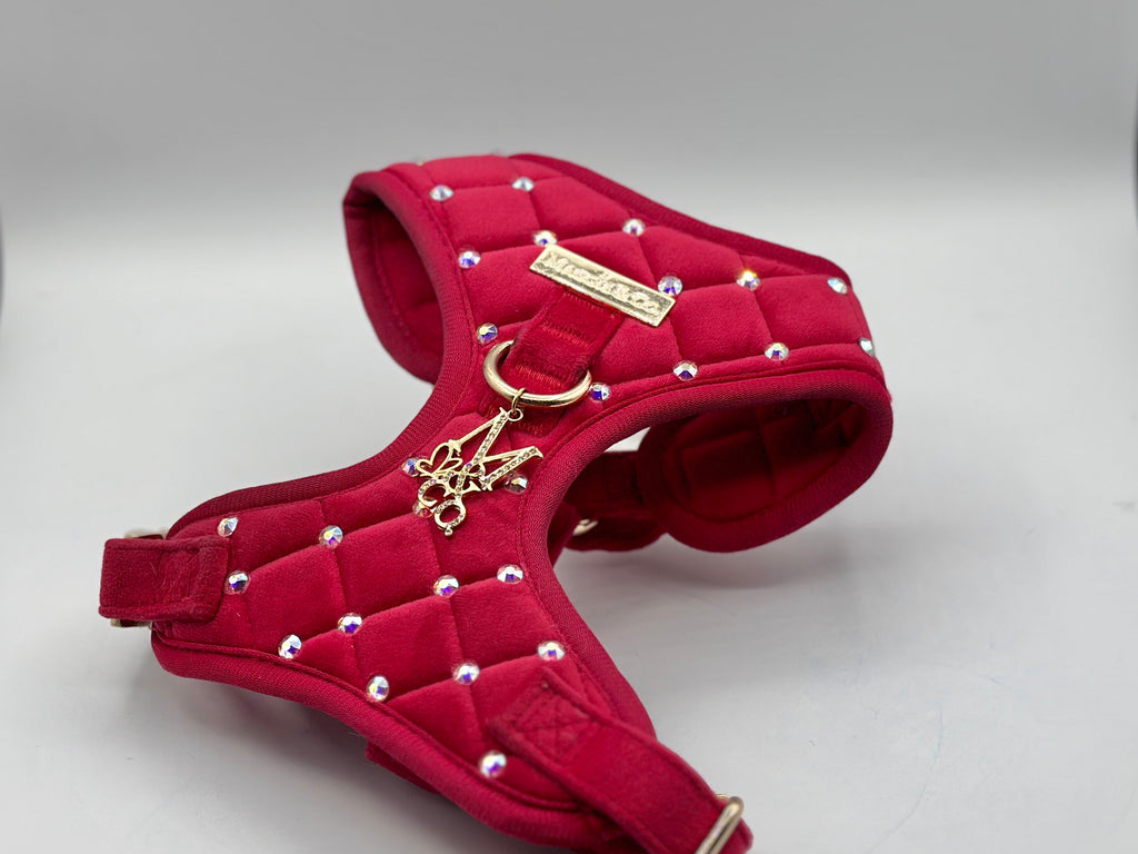 Velvet: Little Red Harness (with Swarovski Crystals) (Ships out October 7th)