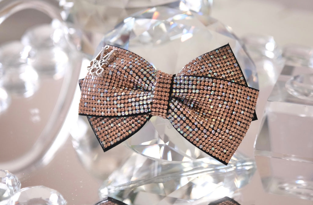 Sparkly Bow: Rose Gold