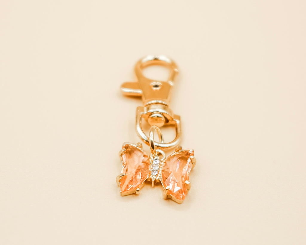 Butterfly Charm: Peachy Pink