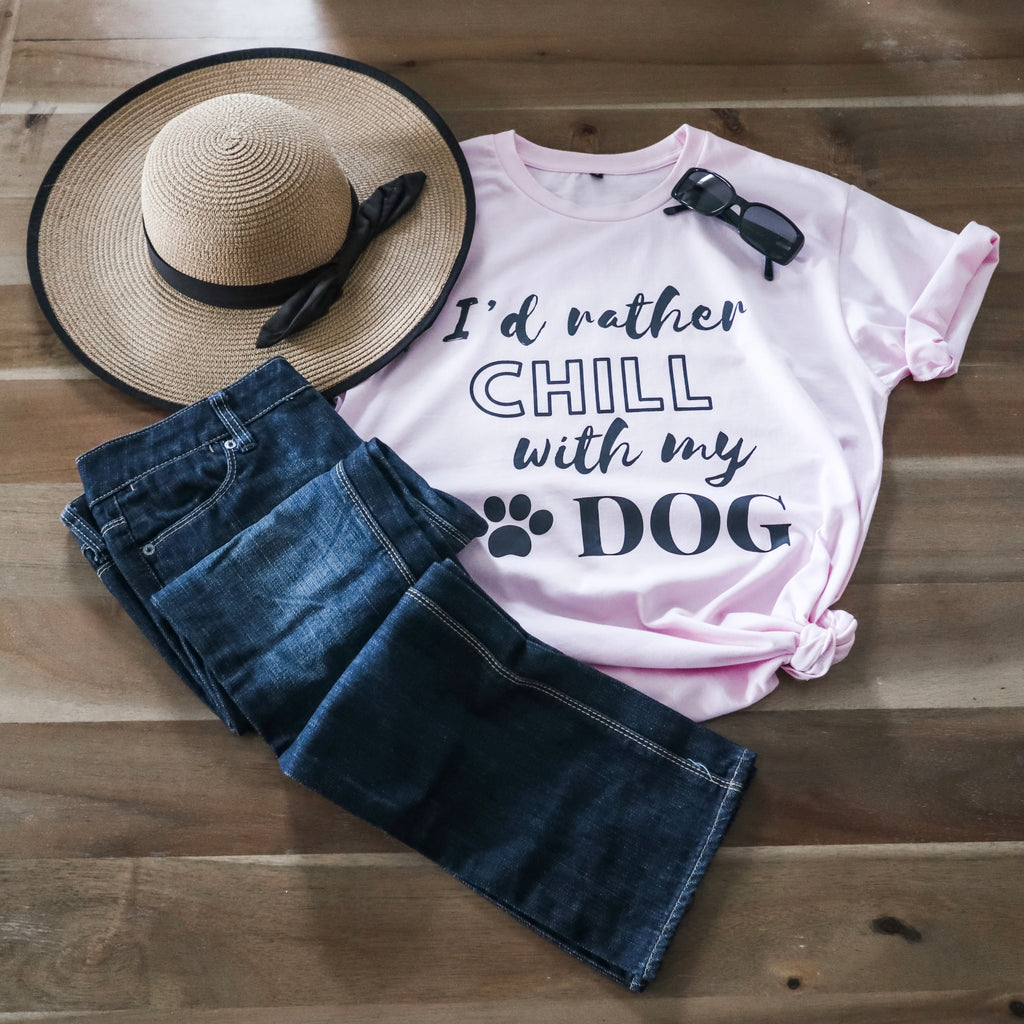 T-Shirt: My Dog in Pink
